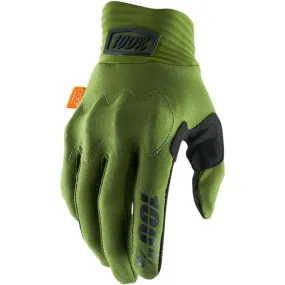 100% Cognito Gloves - Green/Black