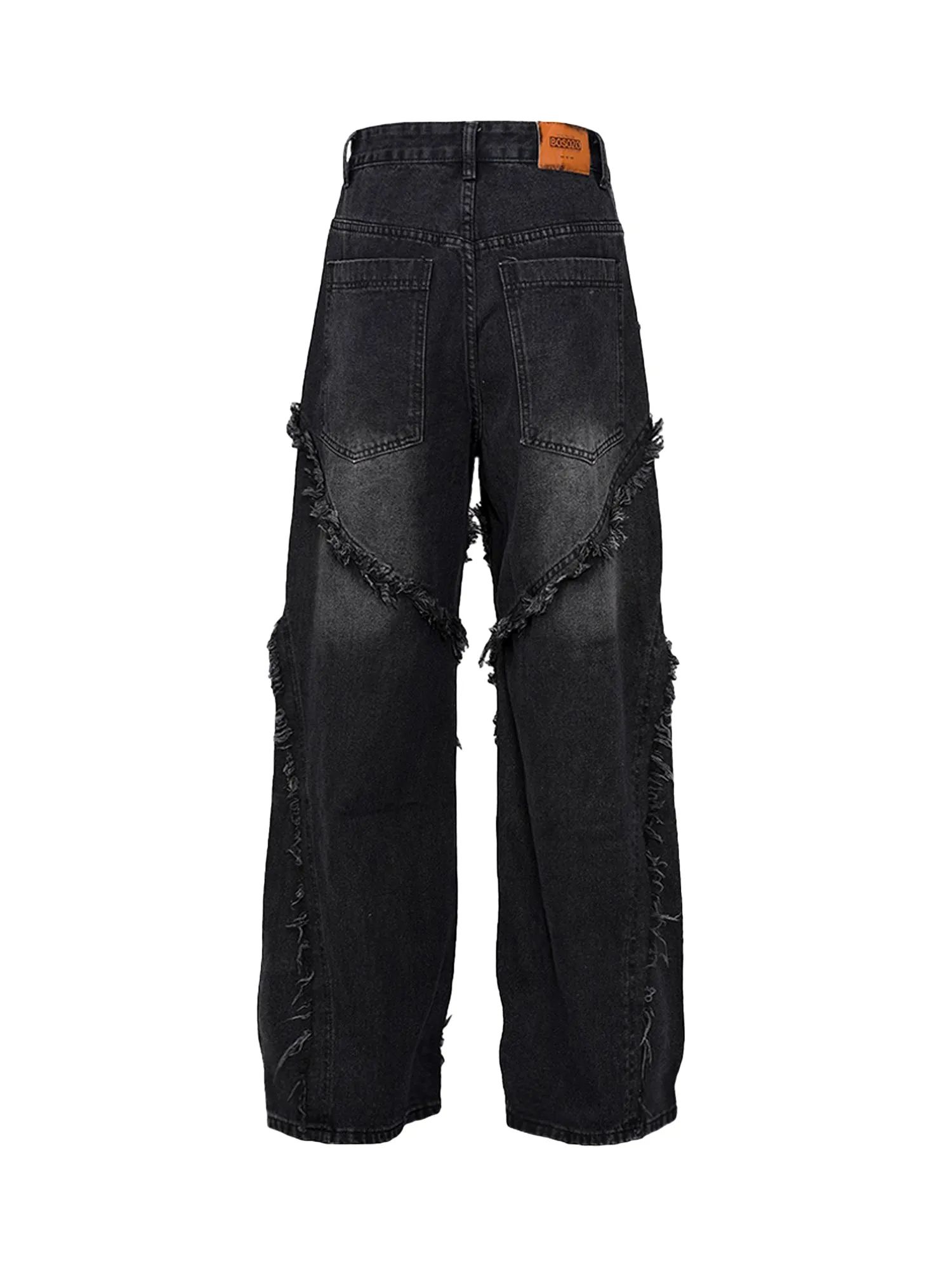 1984 High Street Hip Hop Washed Distressed Jeans - 2069