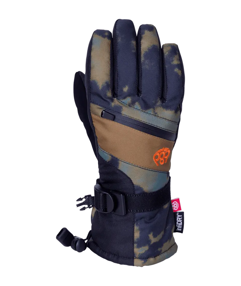 686 Youth Heat Insulated Glove Breen Nebula Colourblock