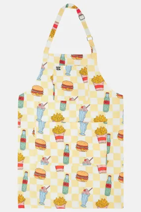 Ada - Cotton Apron in Fizzy Pop Print