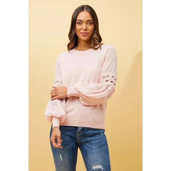 ALBANY BALLOON SLEEVE KNIT JUMPER