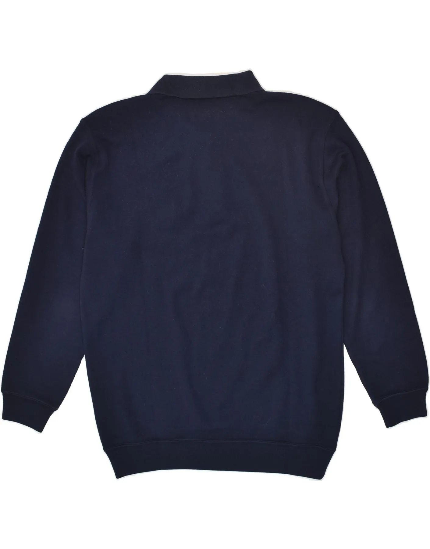 AMERIGO VESPUCCI Mens Polo Neck Jumper Sweater Medium Navy Blue