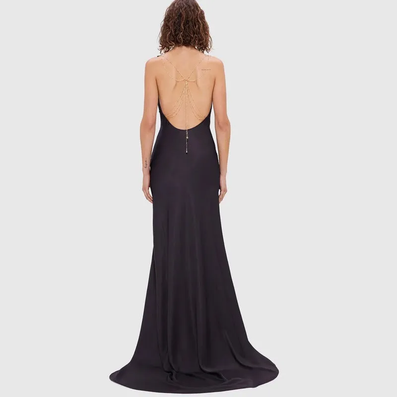 Ariana Open Back Gown