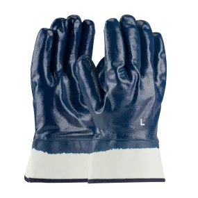 ArmorTuff 56-3154 Nitrile Dipped with Jersey Liner and Smooth Finish on Full Hand Plasticized Cuff Safety Glove (One Dozen)