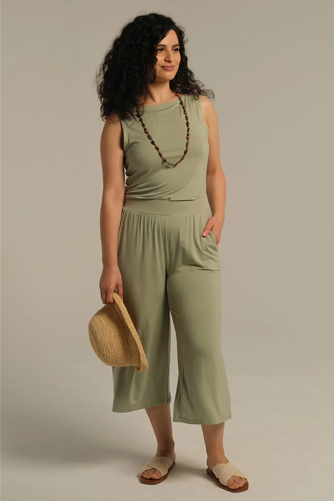 Bamboo Shell Top - Sage