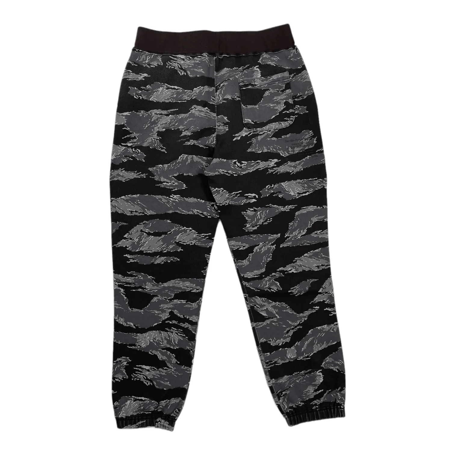 Bape Color Camo Tiger Slim Sweatpants Black Pre-Owned