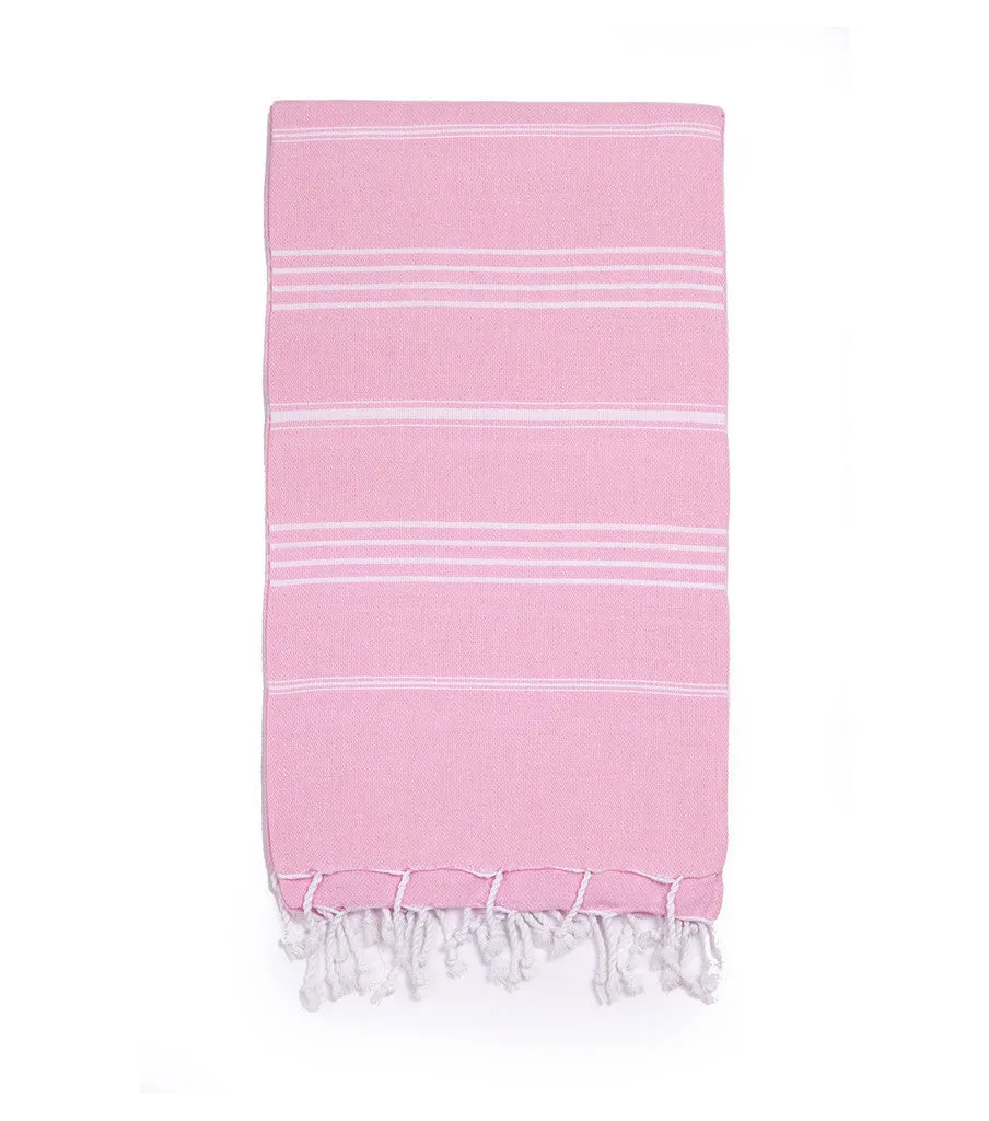 Basic Bath Turkish Towel in Various Colors