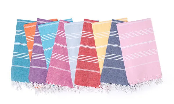 Basic Bath Turkish Towel in Various Colors