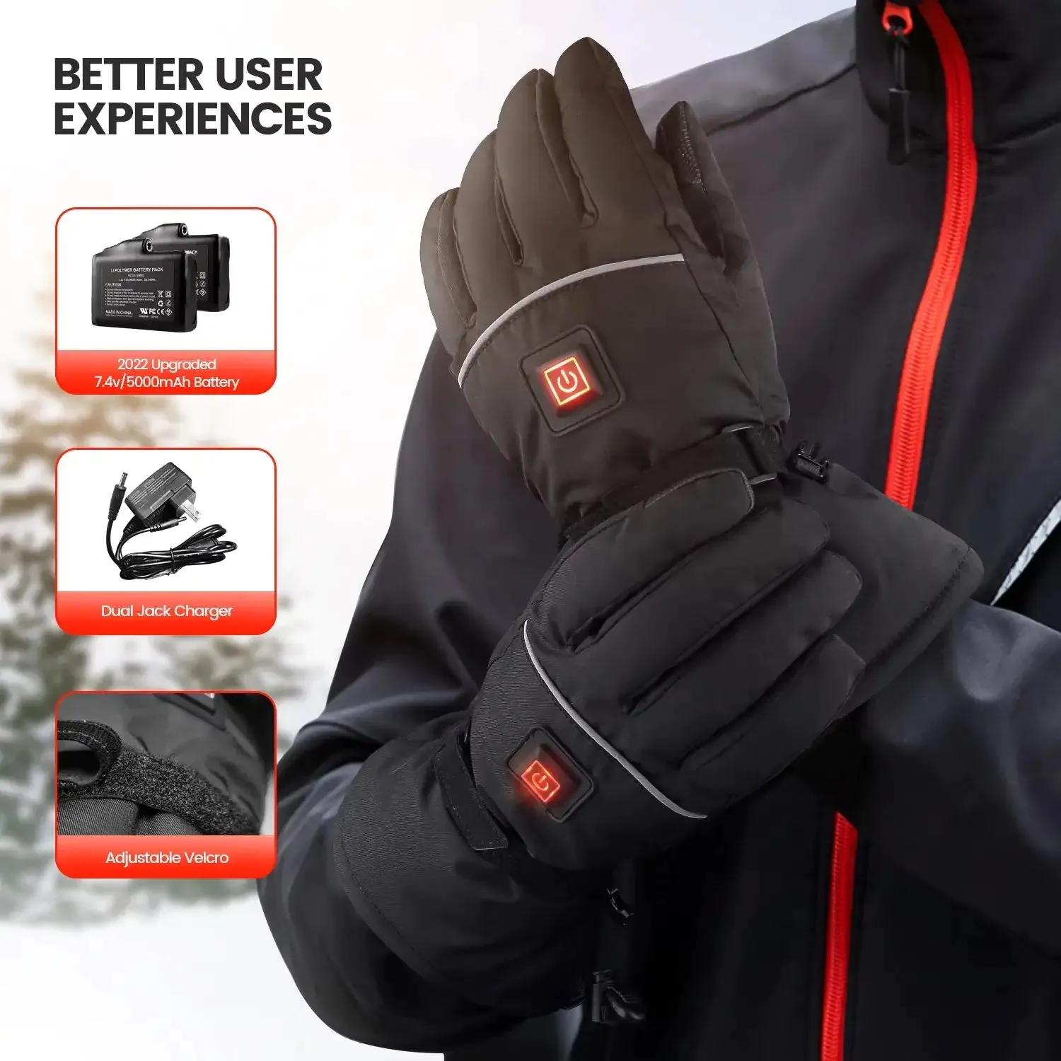 Battery Powered Heated Gloves