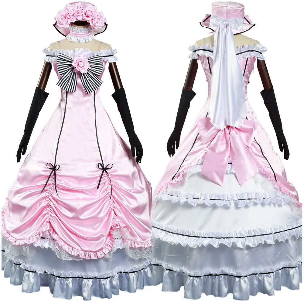 Black Butler Ciel Phantomhive Dress Outfits Halloween Carnival Suit Cosplay Costume