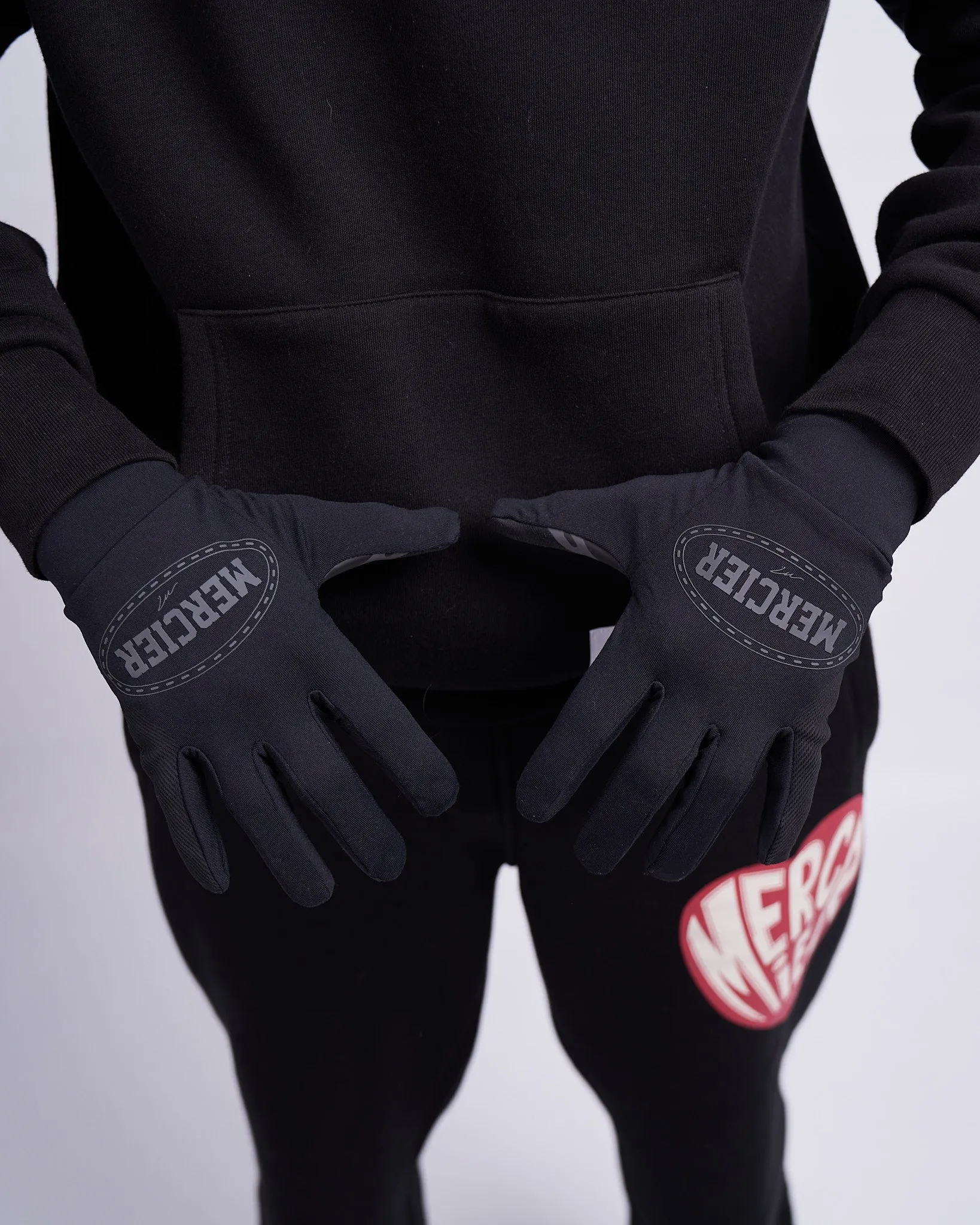 Black Maison Tech Mercier Gloves