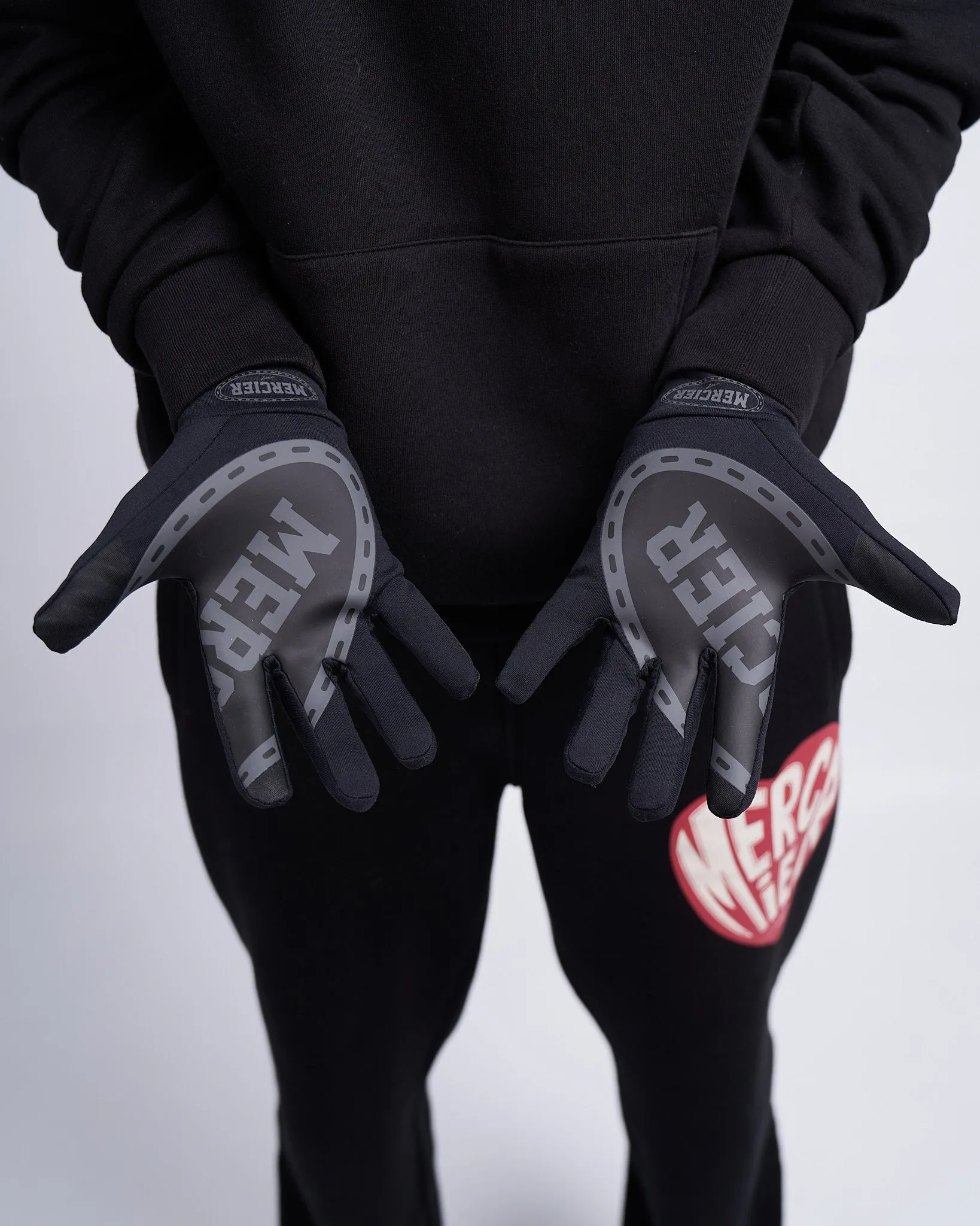 Black Maison Tech Mercier Gloves