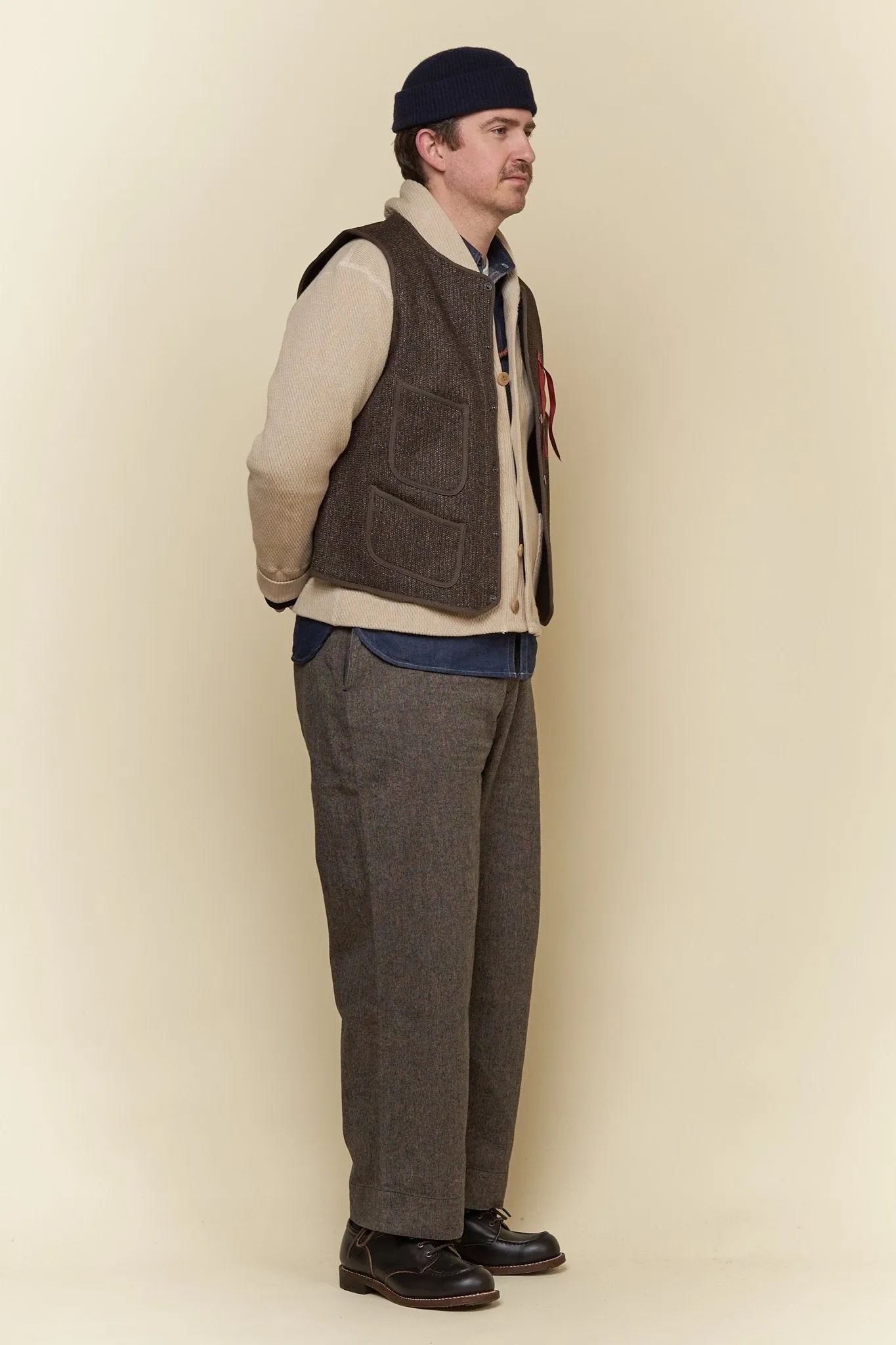 Brown's Beach Early Vest - Oxford Grey