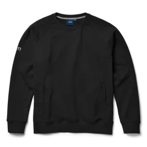 Brushed Fleece Crewneck Pullover Black