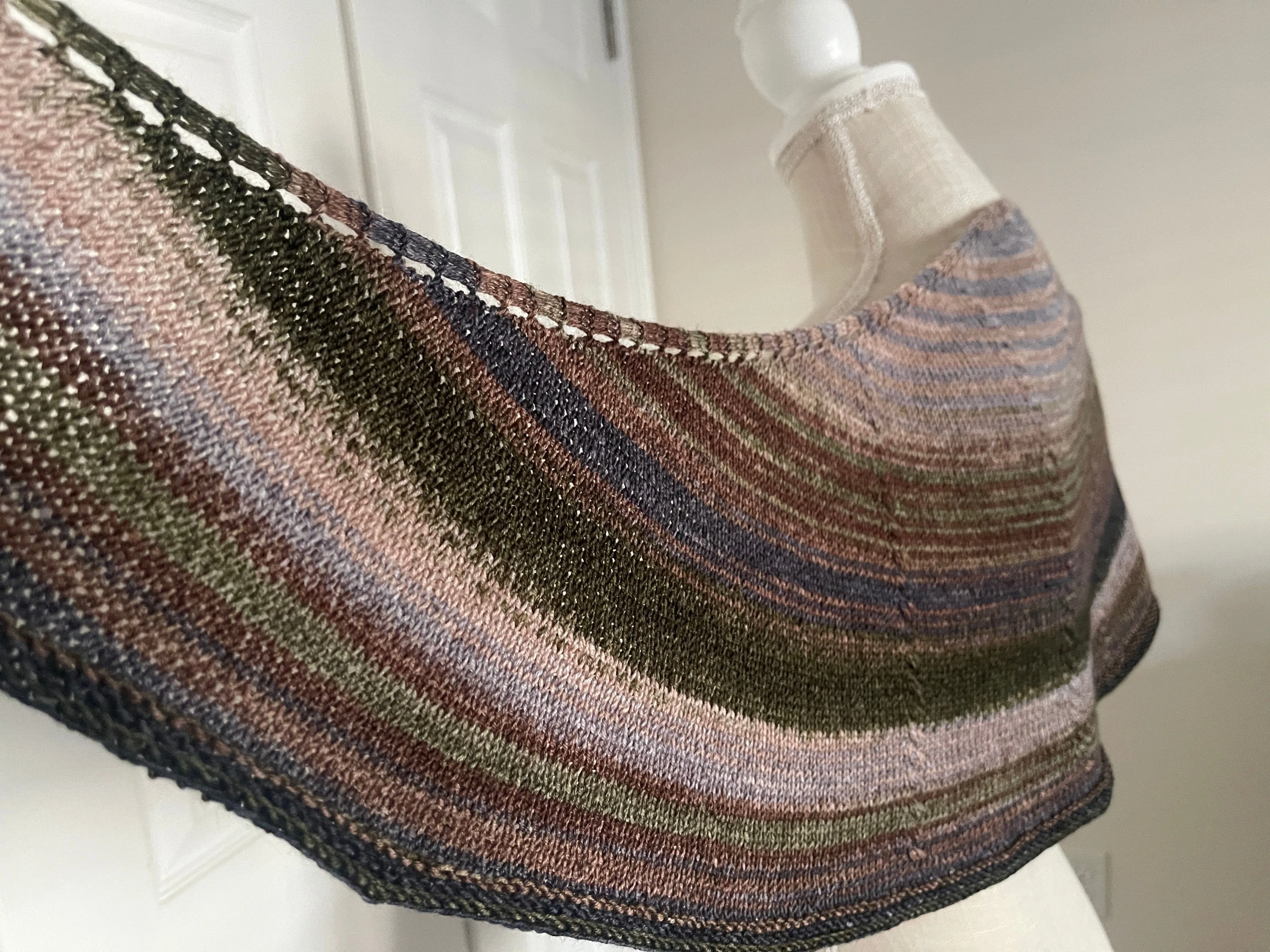 Canyon Ridge Crescent Shawl Pattern