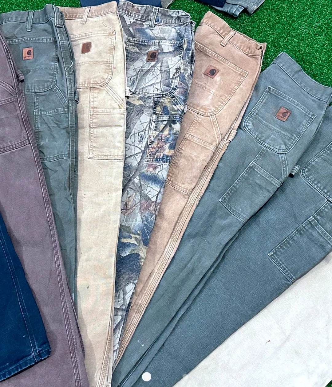 Carhartt double knee& carpanter jeans.