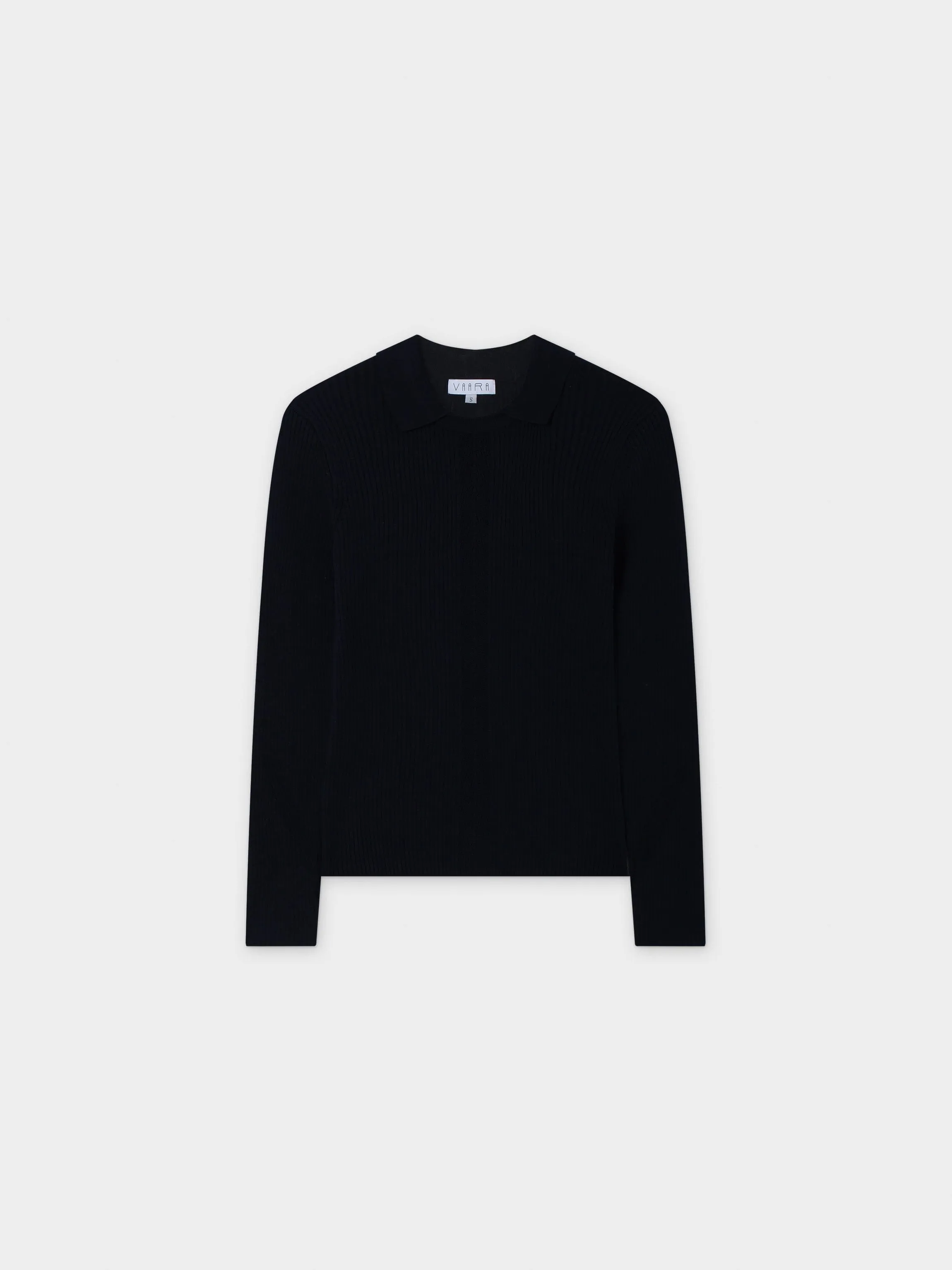 Center Design Sweater-Navy