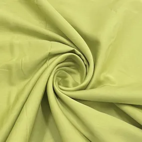 Classic Lime Green Solid Cotton Satin