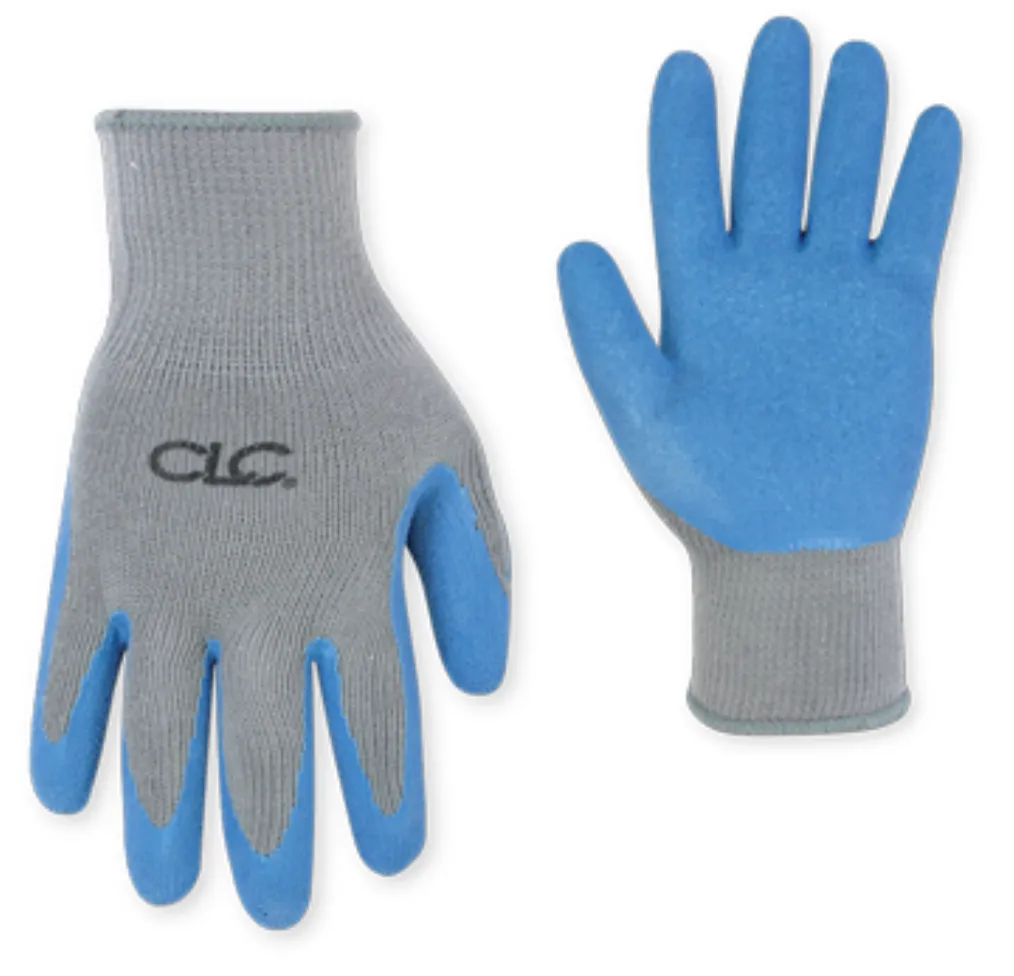 CLC P2030L Latex Dip Gripper Gloves, 3-Pack (Size Large)