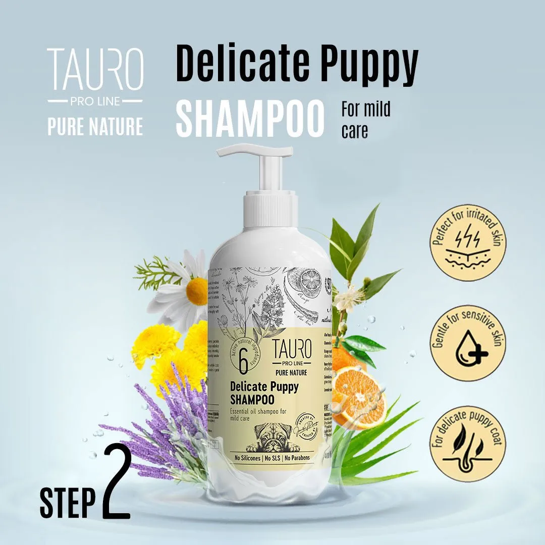 CLEARANCE Tauro Pro Line Pure Nature Delicate Puppy & Kitten Shampoo For Gentle Care Of Puppies & Kittens Sensitive Skin And Coat