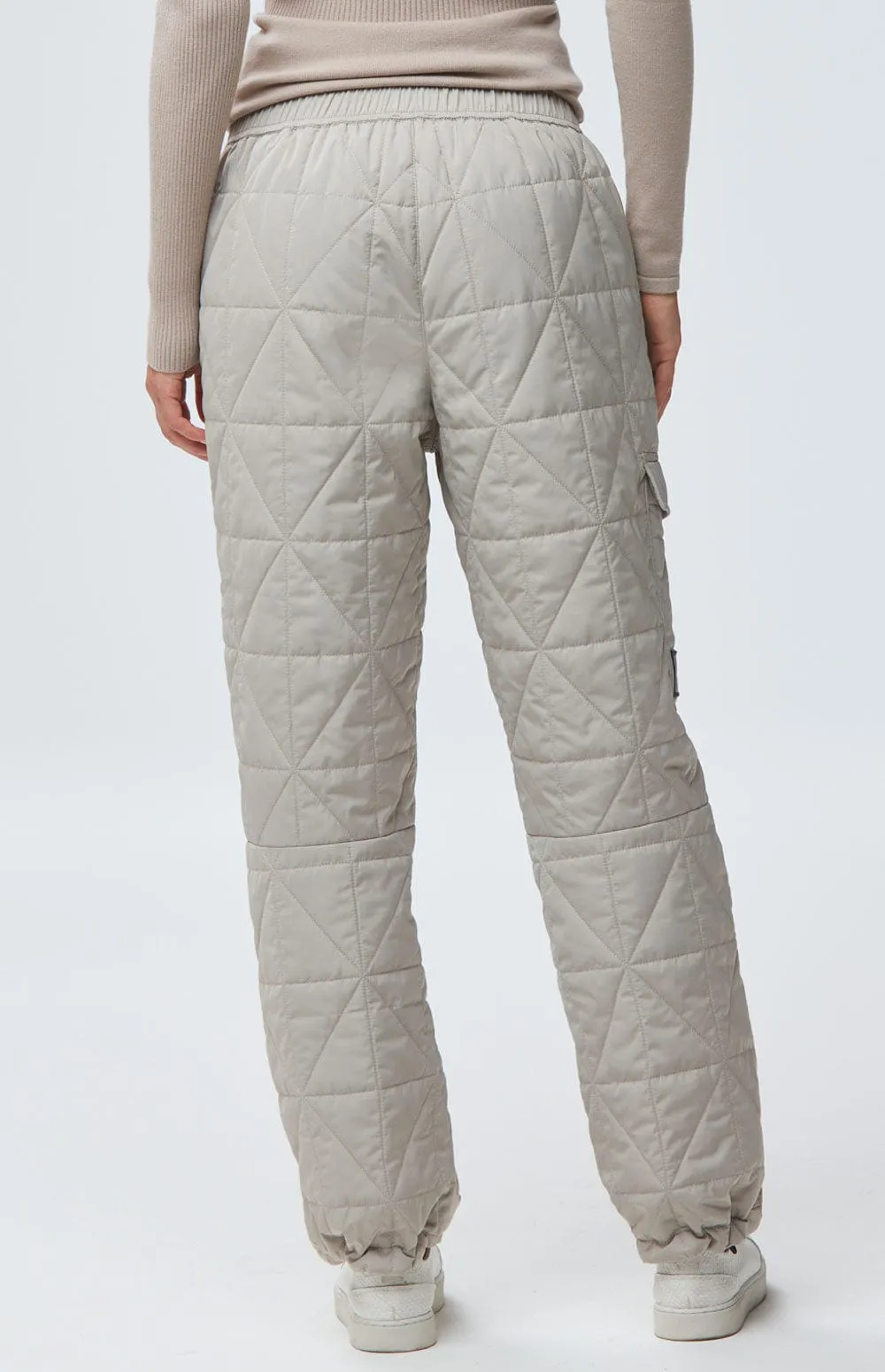 Cora Quilted Pant | Stone