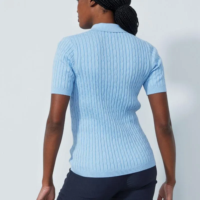 Daily Sports Madelene S/S Knit Polo - Belle Blue