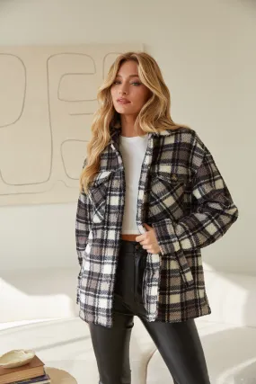 Dezi Plaid Shacket