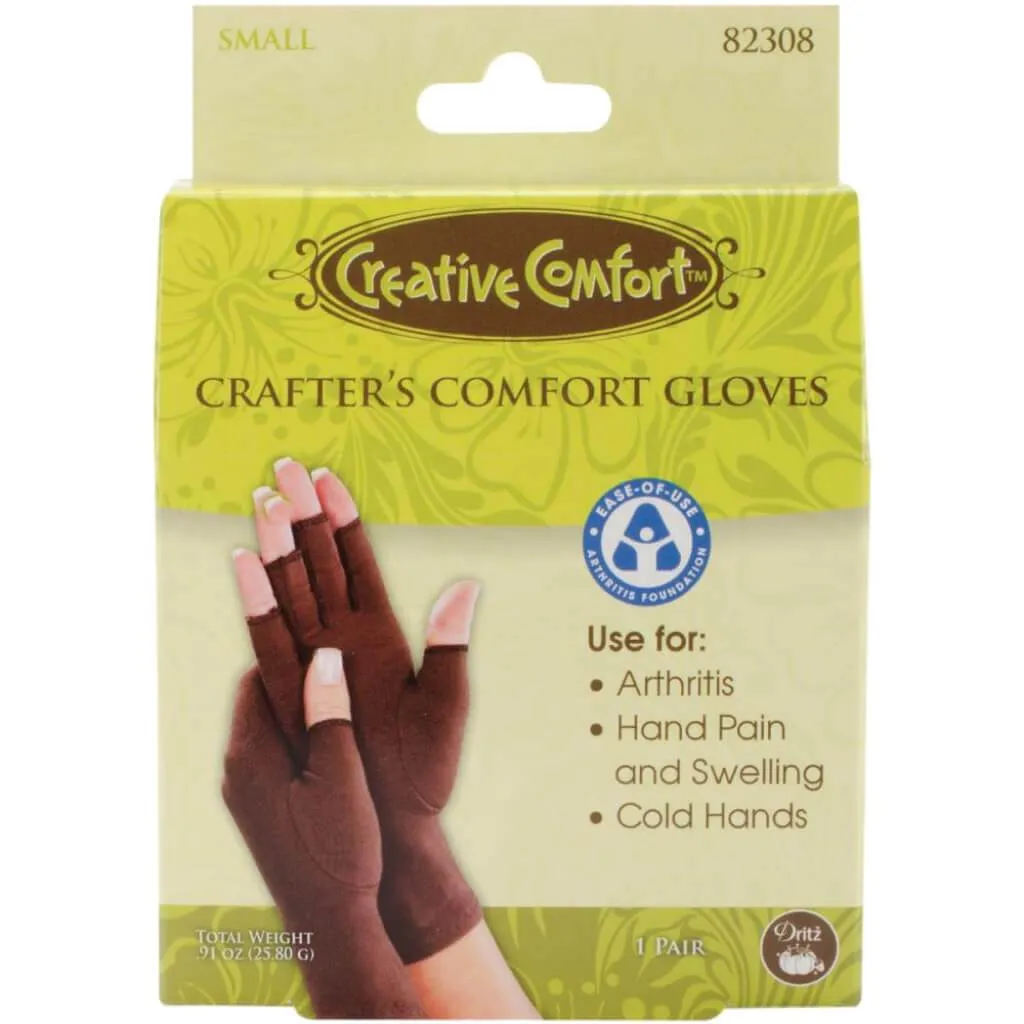 Dritz Creative Comfort Crafter's Comfort Gloves 1 Pair