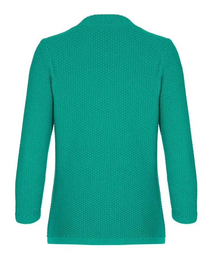 Eden Bardot Moss Stitch Sweater