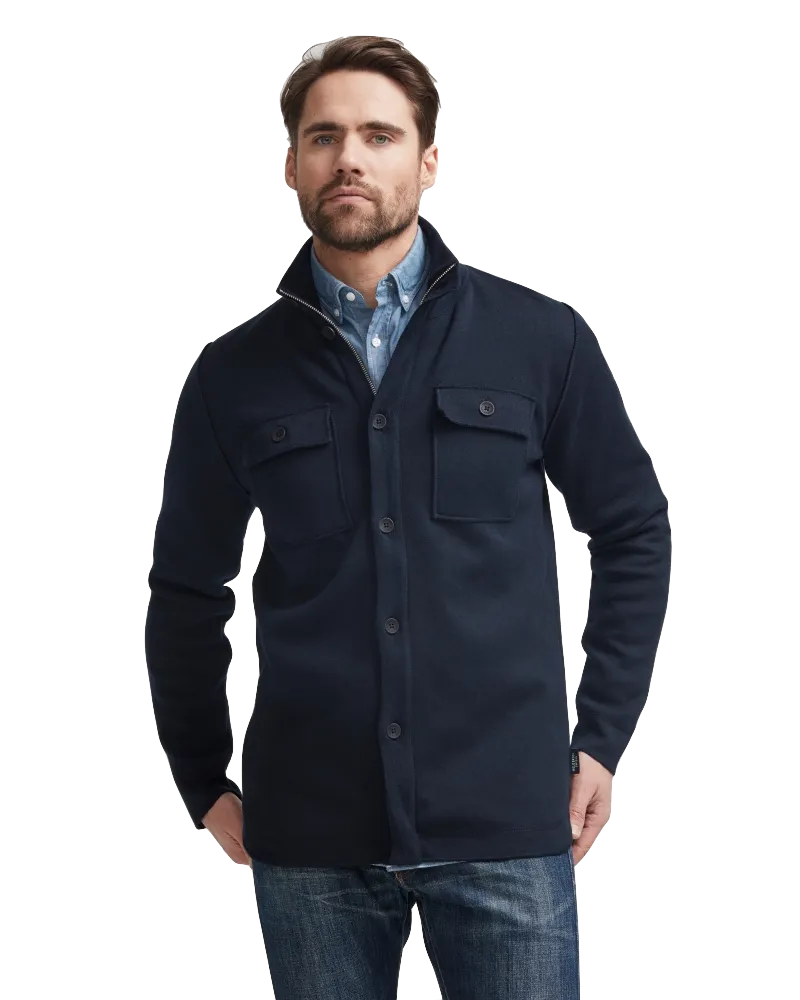 Edwin Shirt Jacket Windproof Navy