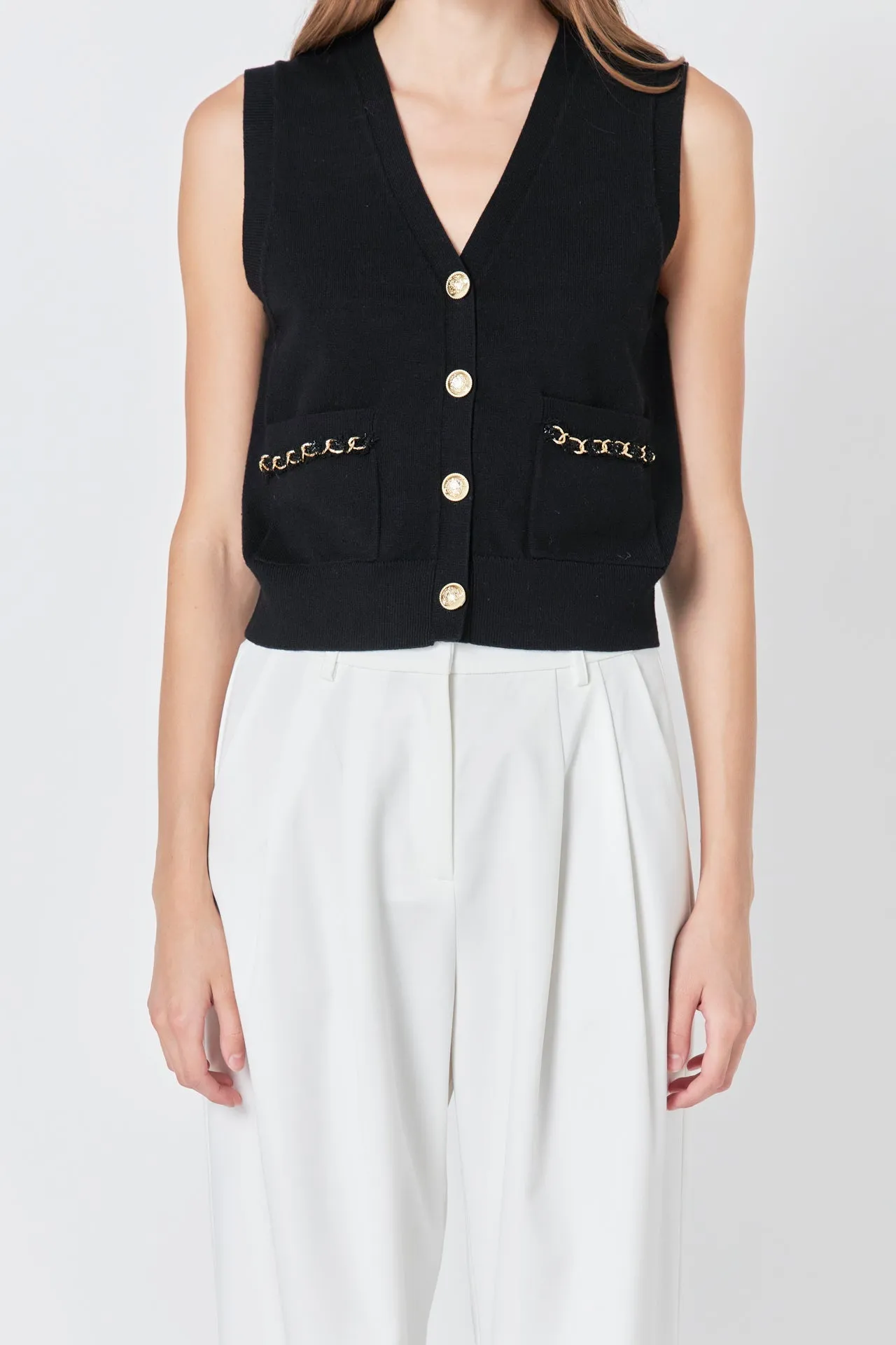 Endless Rose - Chain Detail Vest