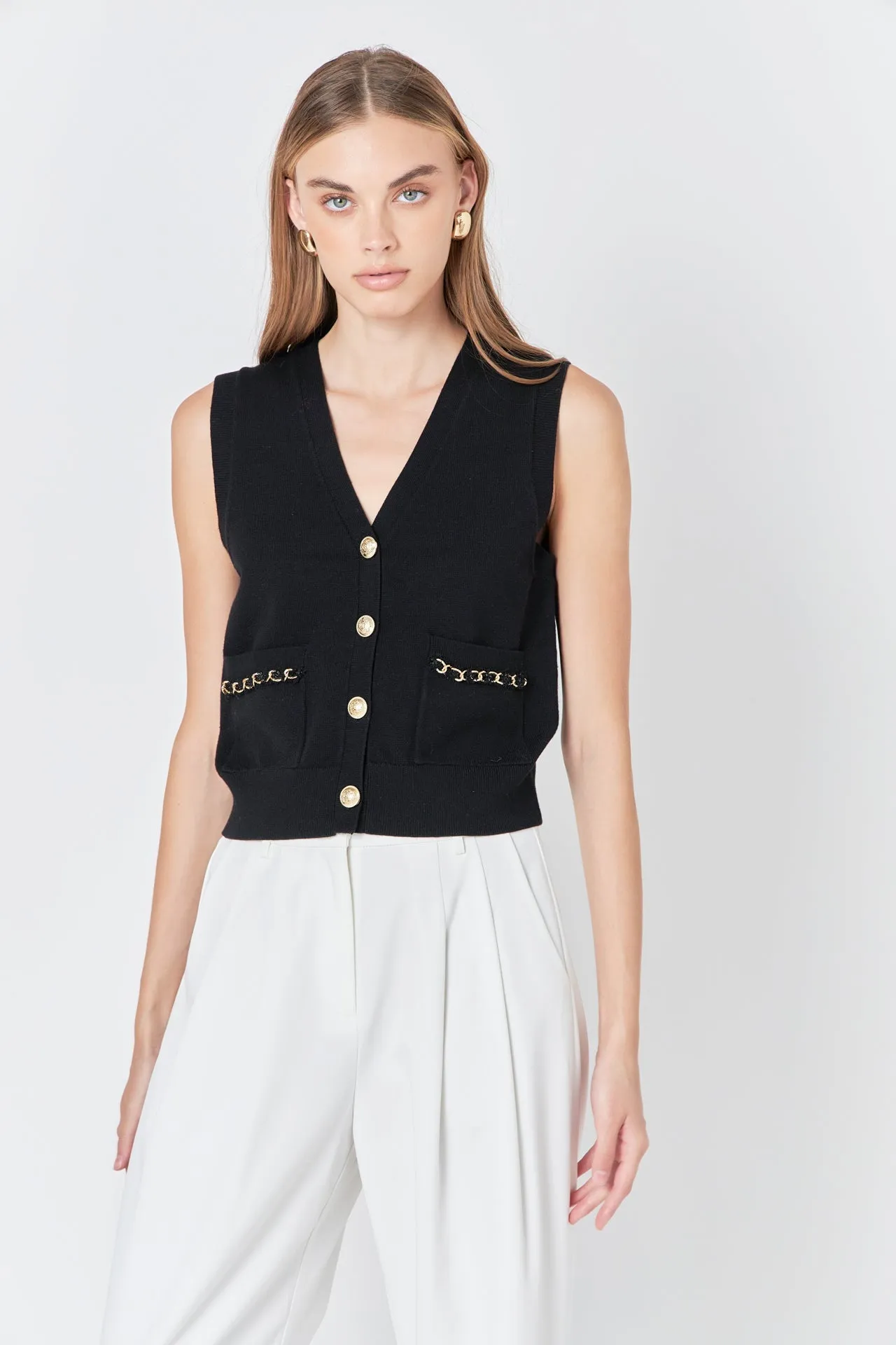 Endless Rose - Chain Detail Vest