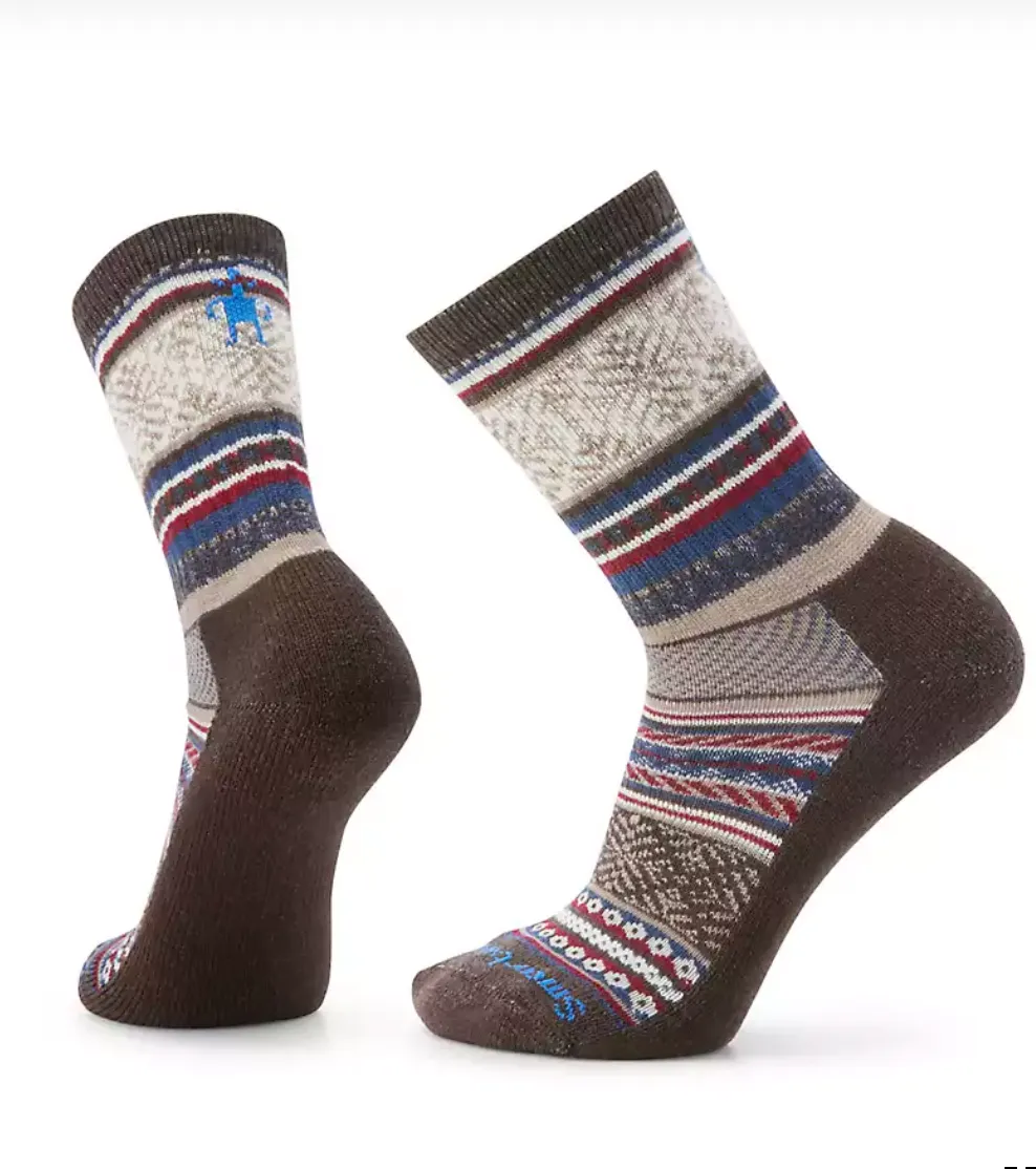 EVD Fair Isle Sweater Crew Socks