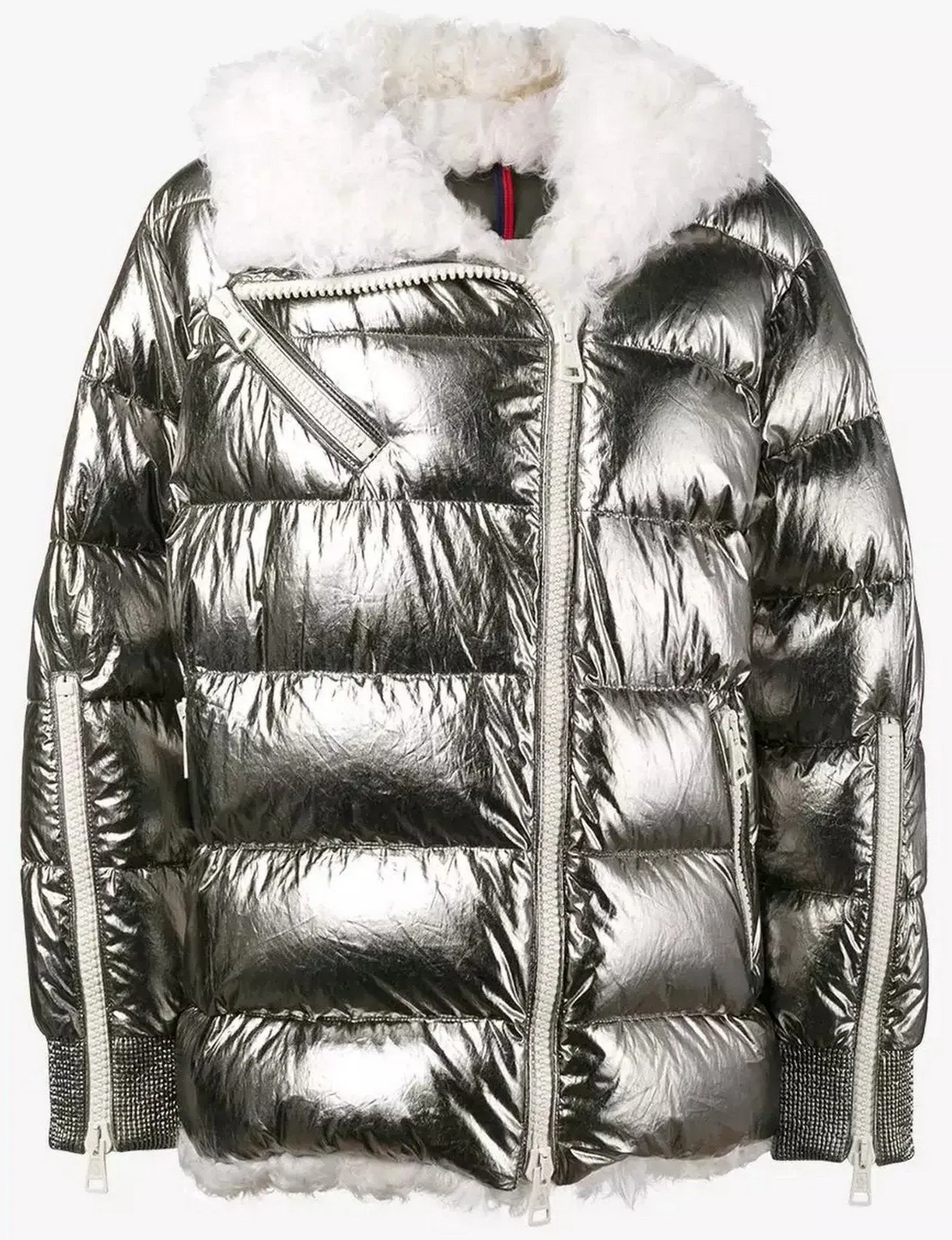 Faux Fur Shearling Puffer Jacket