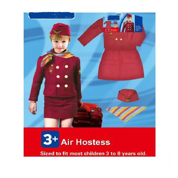 Flight Attendant Air Hostess Role Play Costume