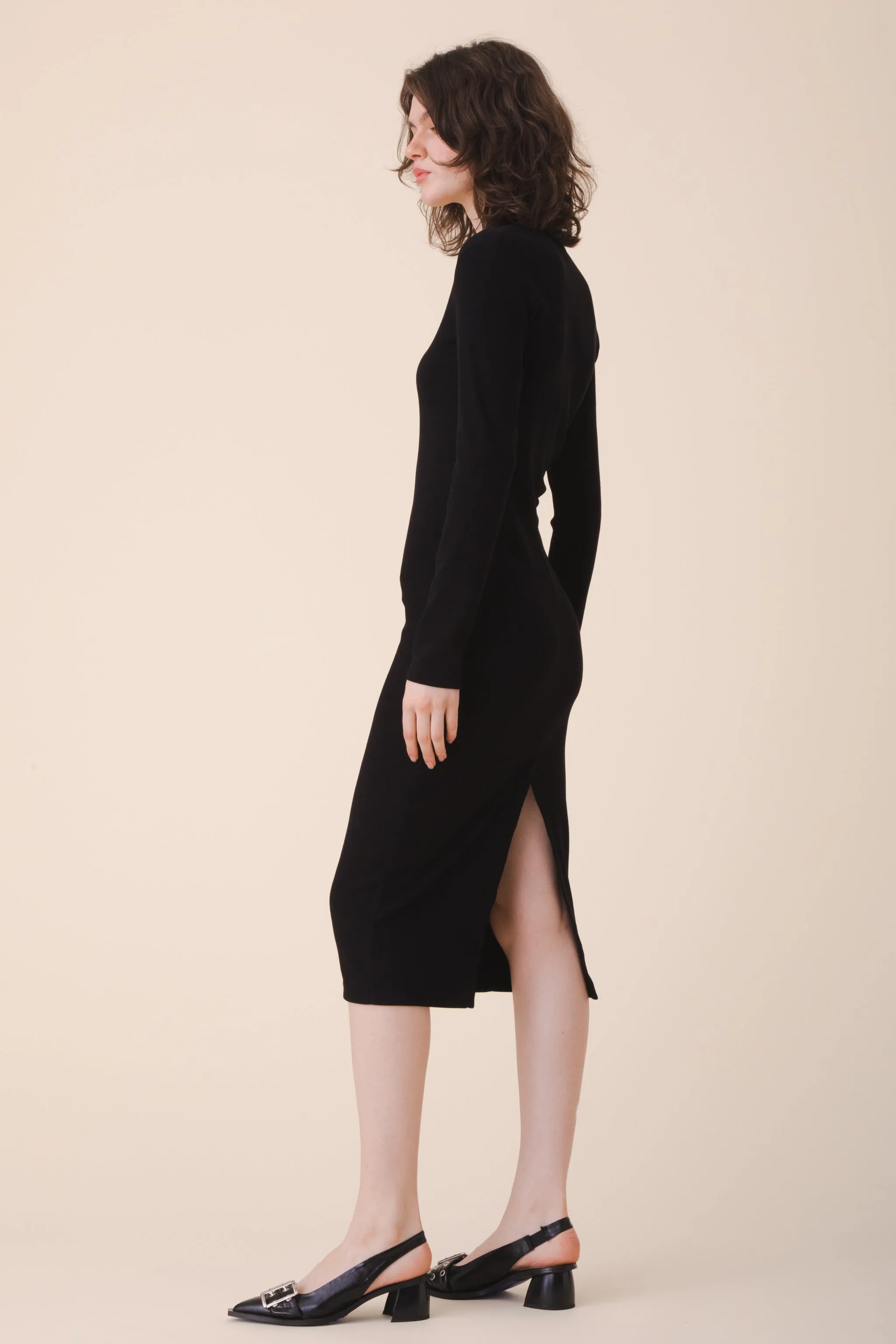 Florentine Dress in Black