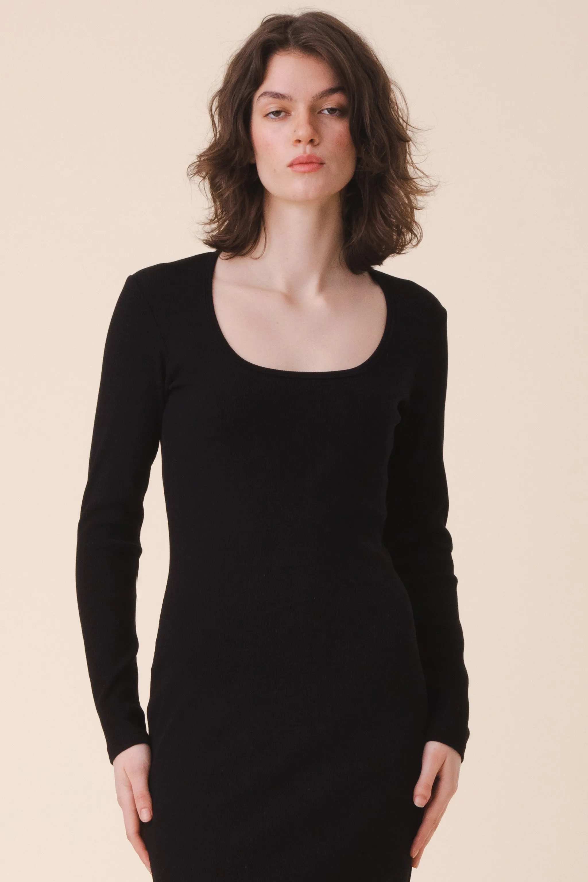 Florentine Dress in Black