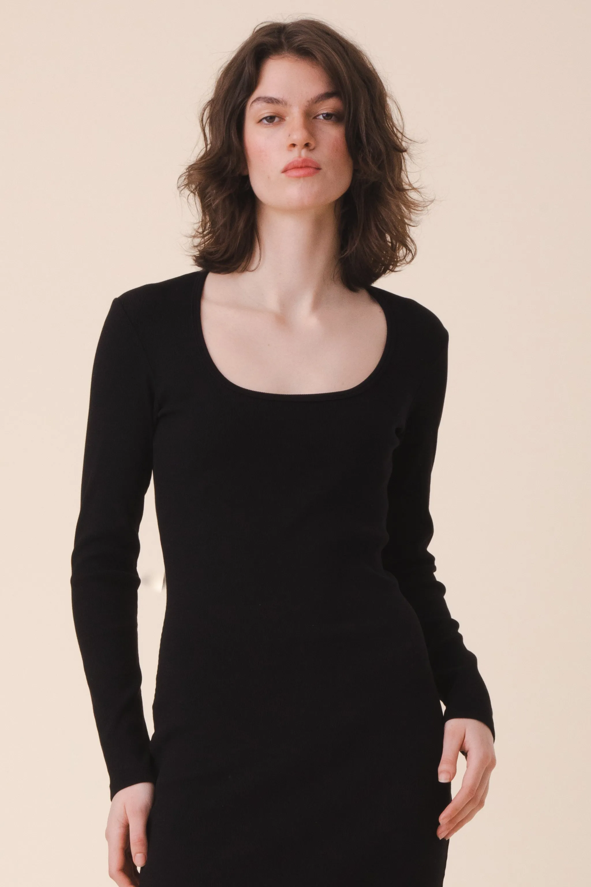 Florentine Dress in Black