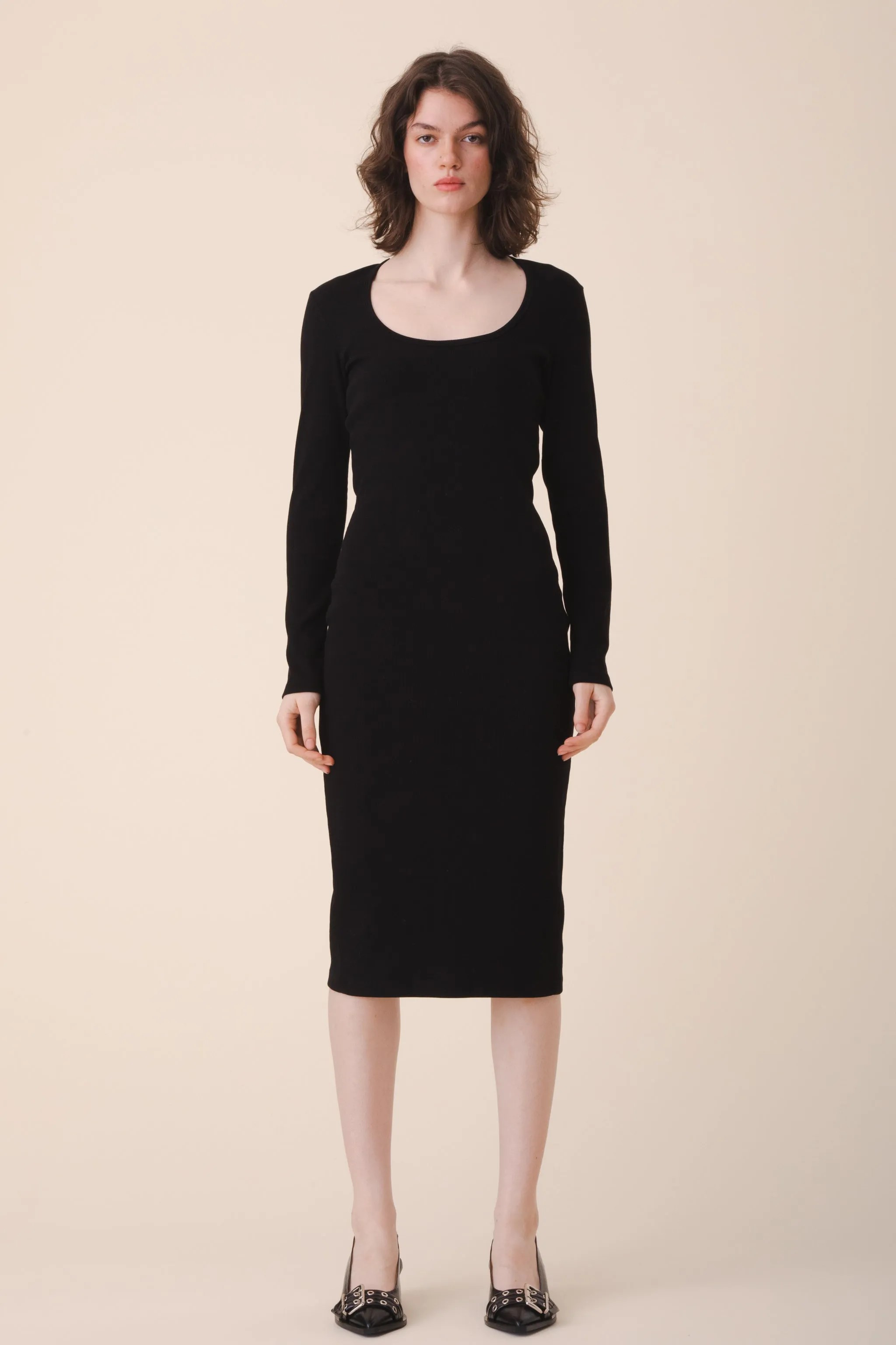 Florentine Dress in Black