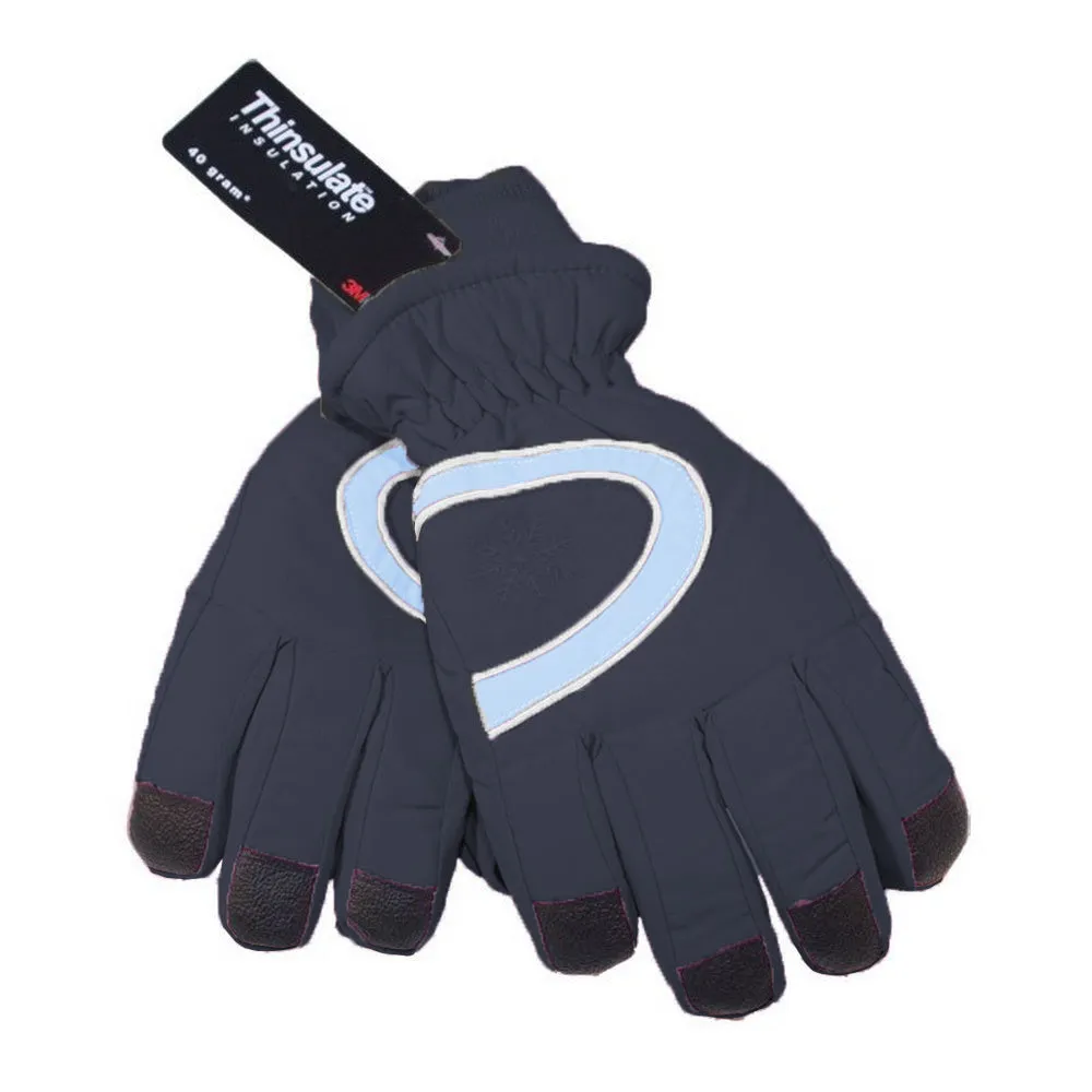 Floso Ladies/Womens Thinsulate Extra Warm Thermal Padded Winter/Ski Gloves With Palm Grip (3M 40g)