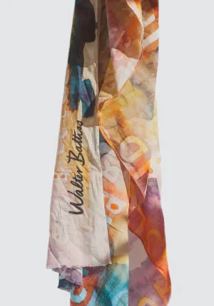 Fook Script Cashmere Scarf