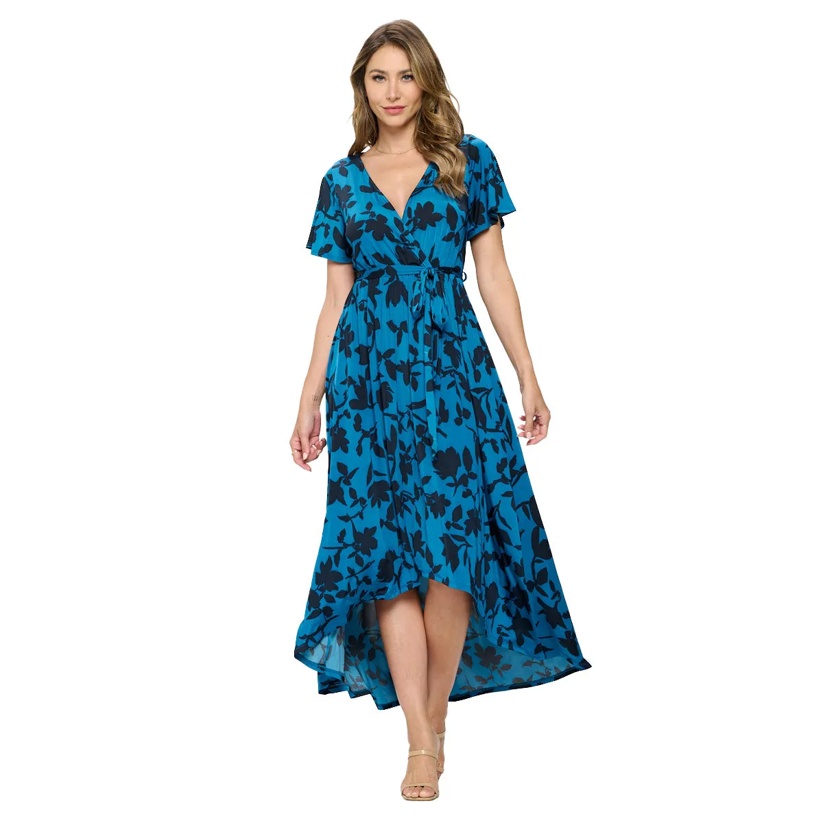 Georgia Faux Wrap Dress