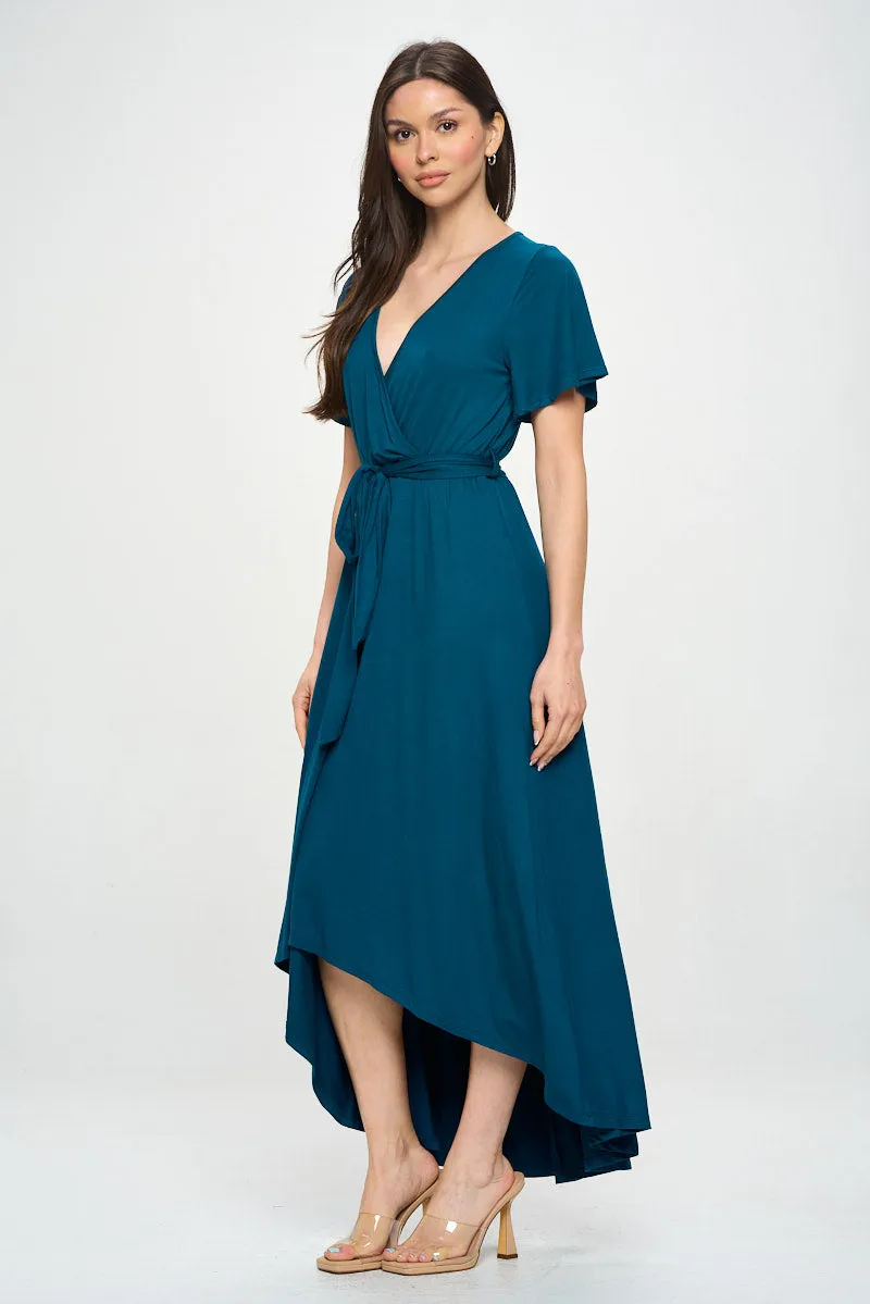 Georgia Faux Wrap Dress