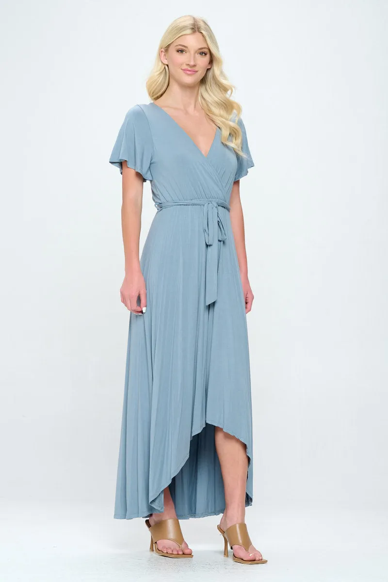 Georgia Faux Wrap Dress