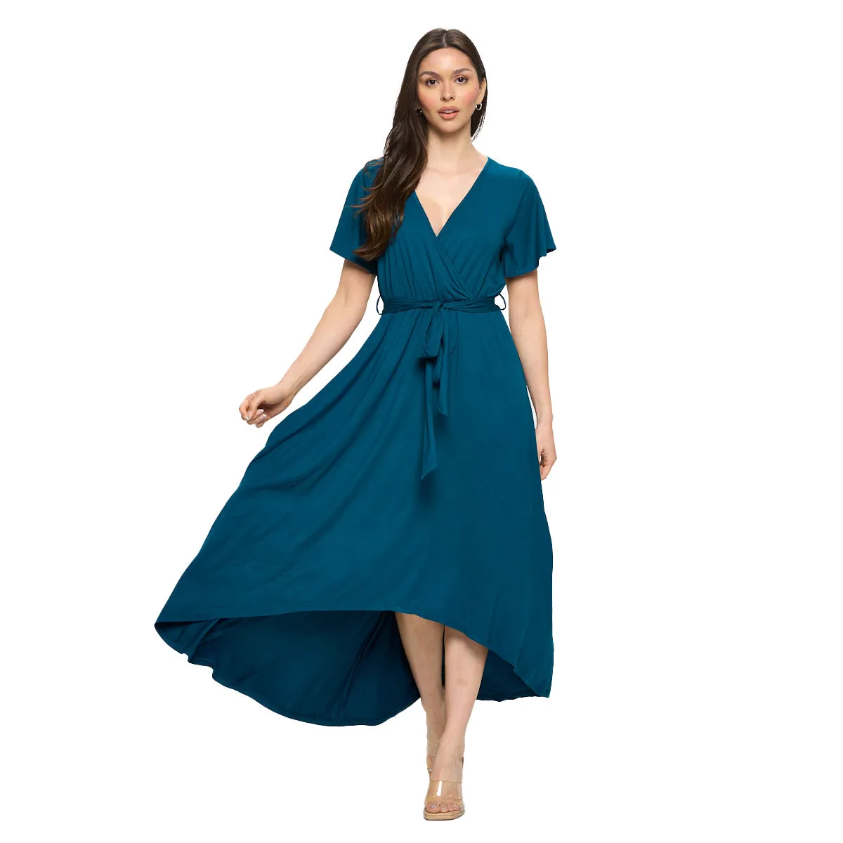 Georgia Faux Wrap Dress