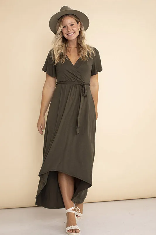 Georgia Faux Wrap Dress