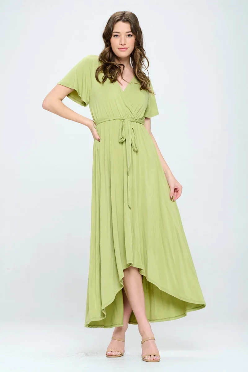 Georgia Faux Wrap Dress