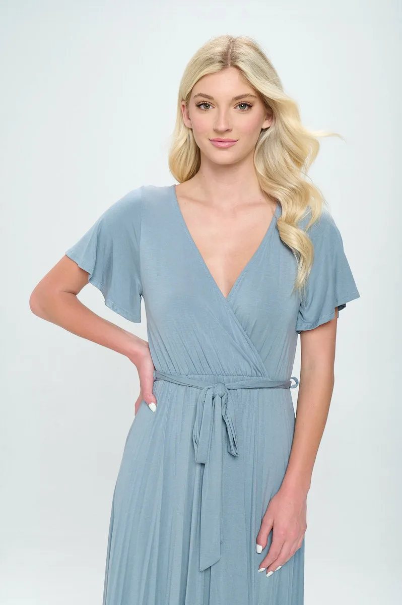 Georgia Faux Wrap Dress