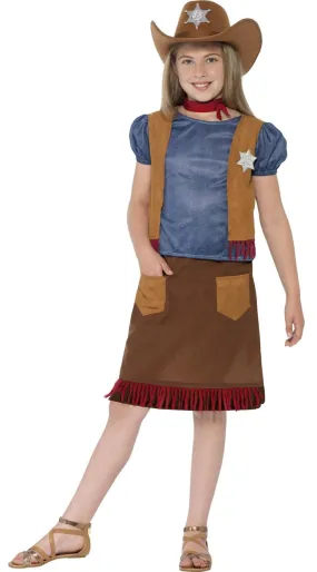 Girls Cowgirl Western World Book Day Costume