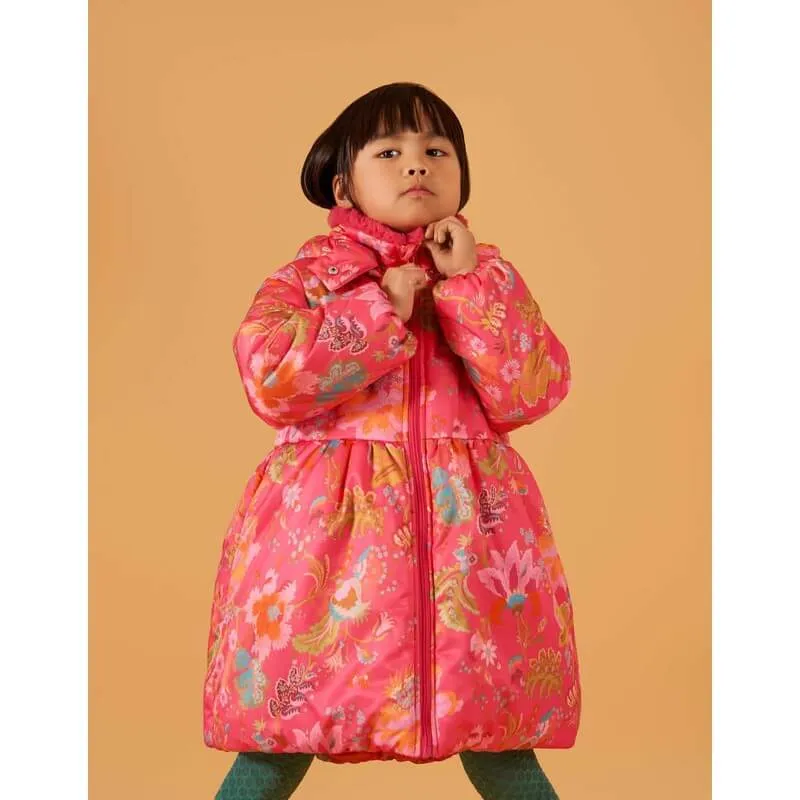 Girls Red Carice coat